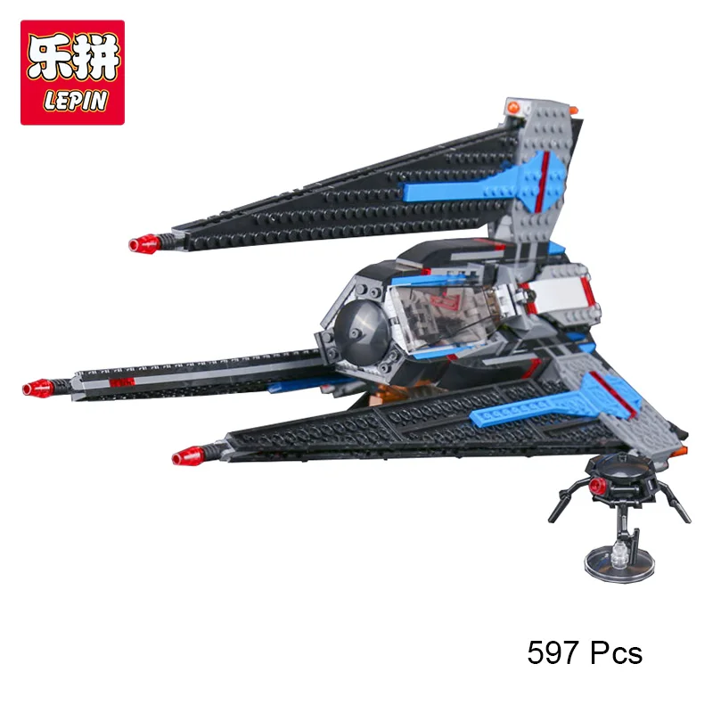 

Lepin 05112 Genuine Star Series Tracker I Fighter Set Children Building Blocks Bricks Toy Model Compatible With lego 75185 Wars