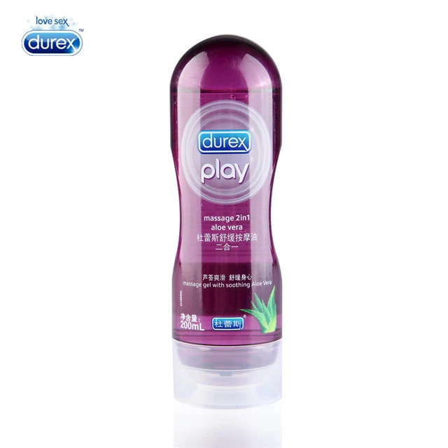 Durex 200ml Aloe Water Based Lubricant Vagina Anal Sex Lube Gay Lubricante Adult Oil Oral Sex Toys Sexual Massage Oil Products 1