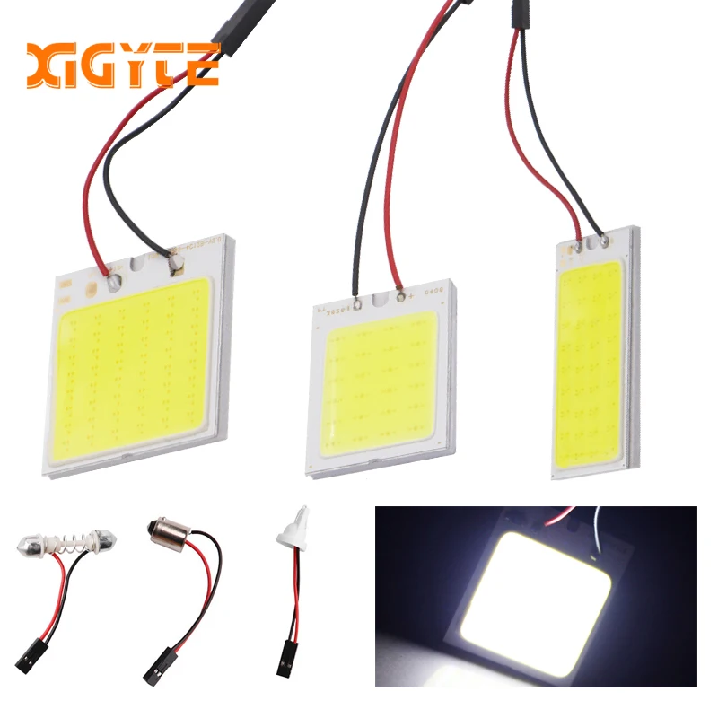 T10 Cob 24 SMD 36 48 Автомобильные светодиодные автомобильные панельные лампы для