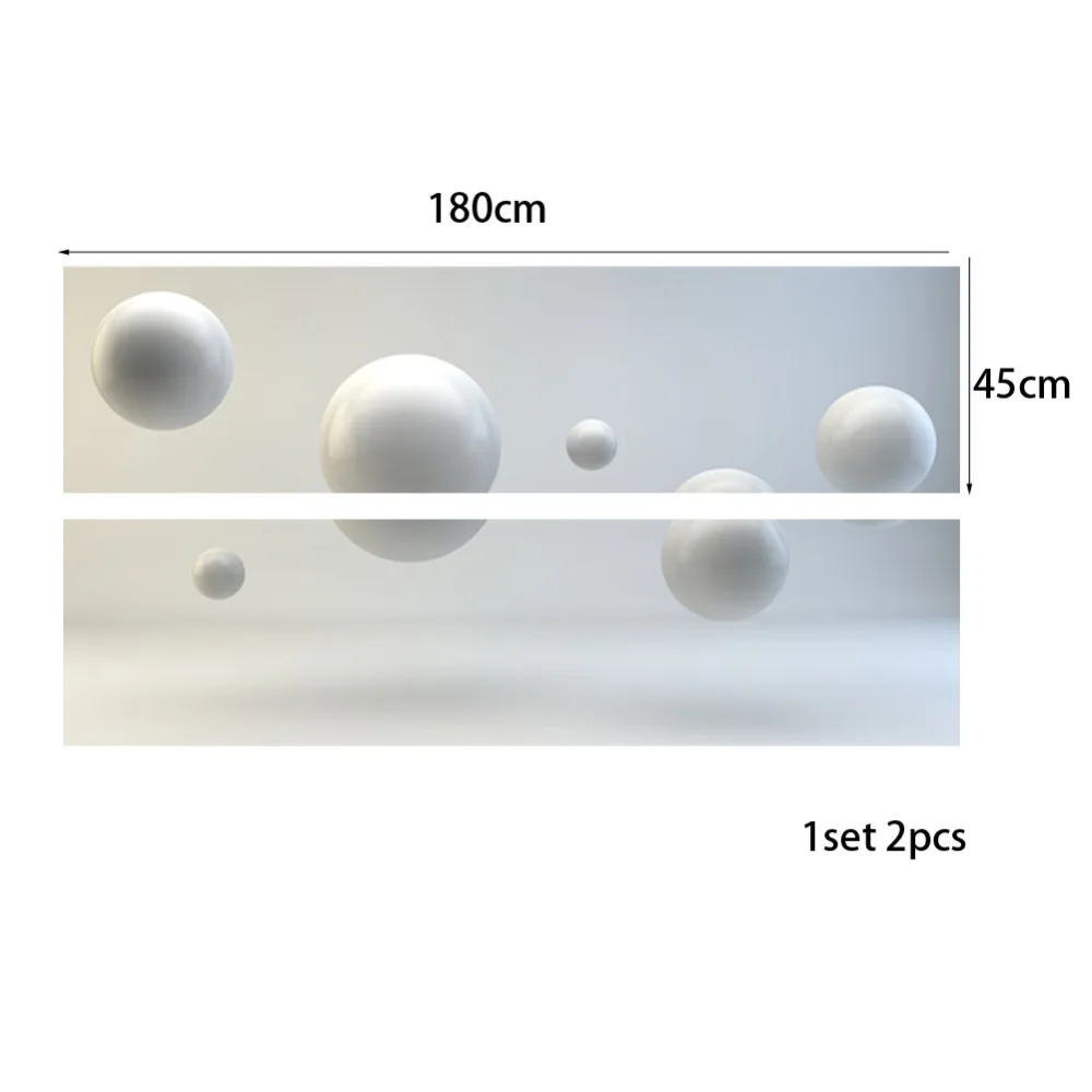 

White Balls Geometric Wall Sticker Bed Head Stickers White Round Ball Decals Wall Sticker Living Room Bedroom Fashion Decoration