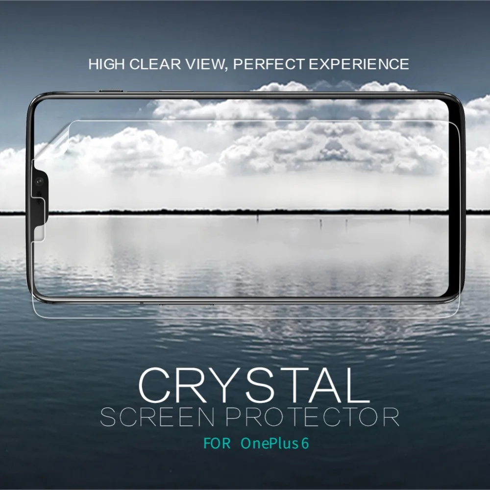 

Nillkin For Oneplus 6 film HD scrub front screen protector for For Oneplus 6 protective matte transparent clear film
