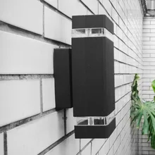 5 шт./лот теплый белый цвет светодиодный водонепроницаемый наружное освещение, открытый светодиодный настенный светильник Ac85-260v 8 Вт IP65, алюминиевый светильник для сада