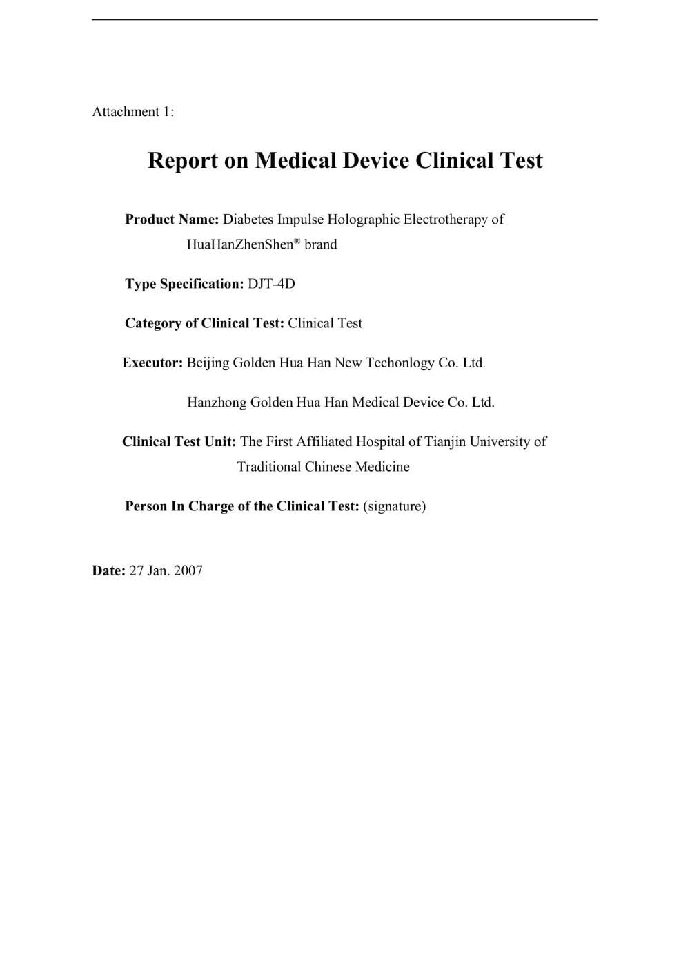 Clinical Test Report-01