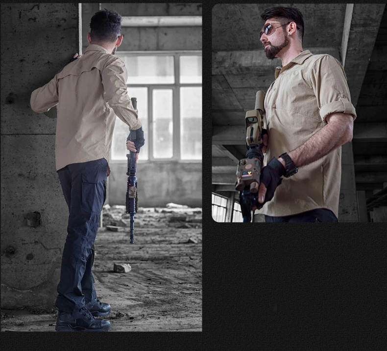 Refire gear новая быстросохнущая Военная стильная тактическая рубашка Мужская дышащая повседневная одежда с длинным рукавом SWAT армейские рубашки