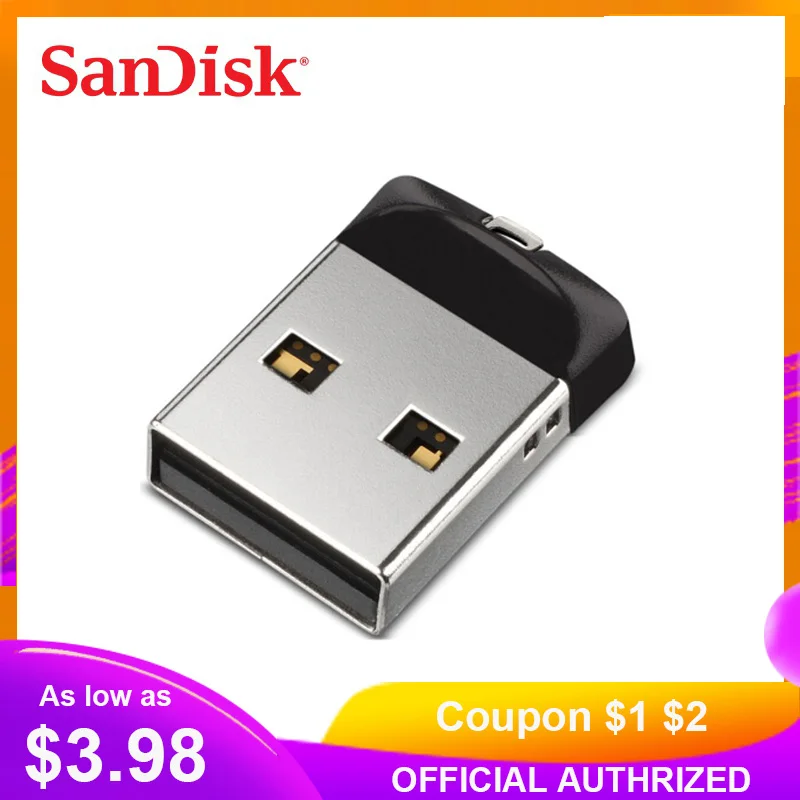 

SanDisk USB Flash Drive 64G 32G 16G Pen Drives USB 2.0 memory Stick PenDrives Mini USB Original SanDisk SDCZ33