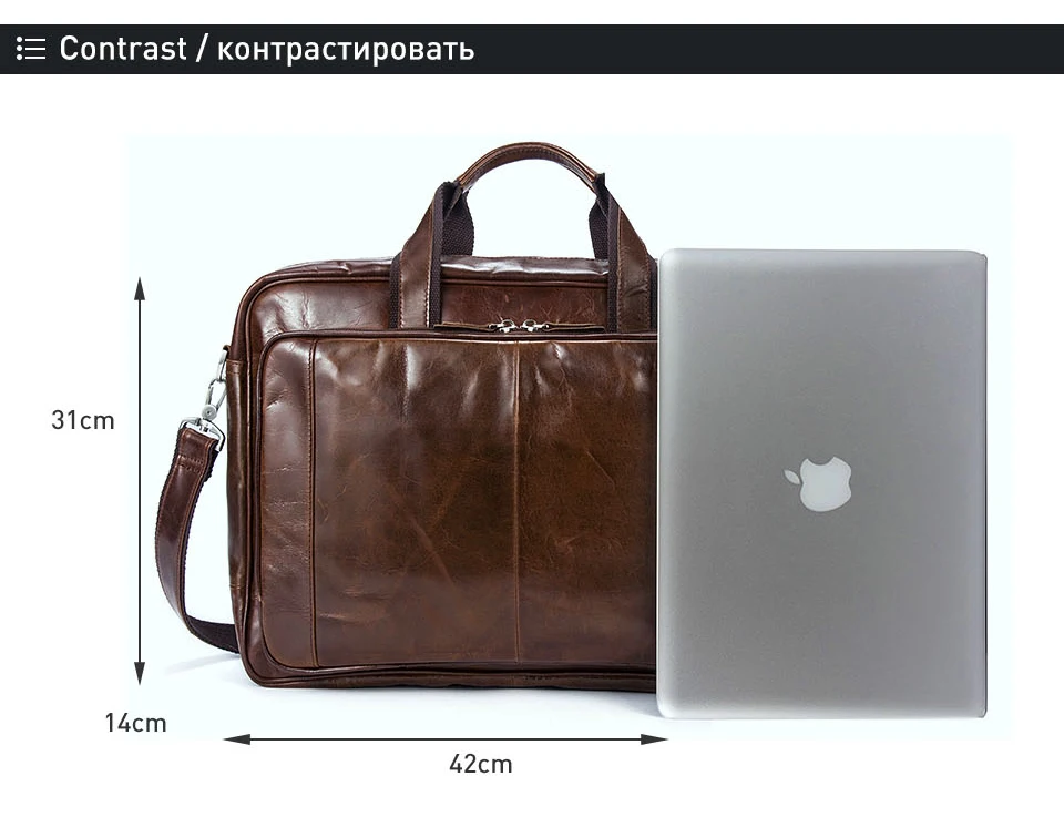 Мужские сумки WESTAL из натуральной кожи, Бизнес Портфель для планшета, мужские сумки через плечо, мужские дорожные сумки 9205