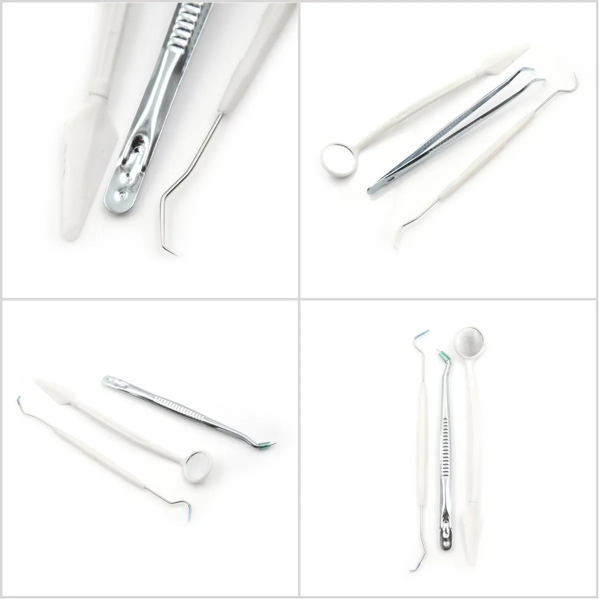 

3Pcs/Lot Stainless Dental Tool Set Dentist Tooth Clean Hygiene Picks Mirror Kit