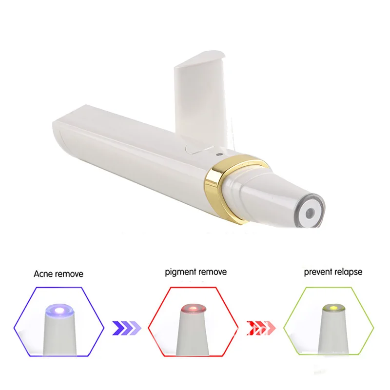 Лазерная ручка для удаления прыщей для шрамов ремонт кожи Омоложение Уход за Кожей акне медицинский инструмент массаж