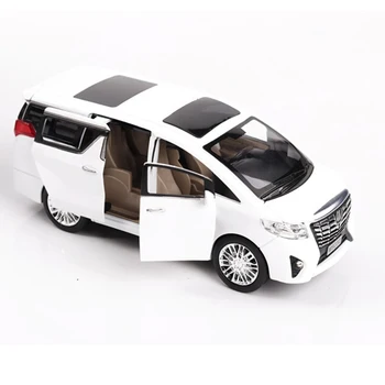 

1:24 Scale RC Alloy Car Model Toy no Light and Sound Kid for Alphard Vellfi Diecast Car Toys Collection Boys Gift