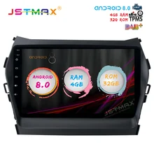 JSTMAX 9″ Android 8.0 car dvd radio player for Hyundai Santa fe IX45 2013 – 2017 gps navi Octa Core 4GB 32GB Auto Stereo(NO dvd)