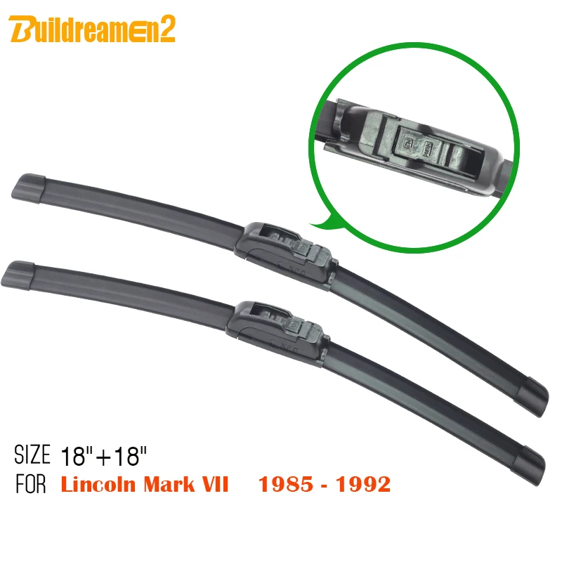 Buildreamen2 Car Soft Rubber Windscreen Wiper Blade For Lincoln Mark