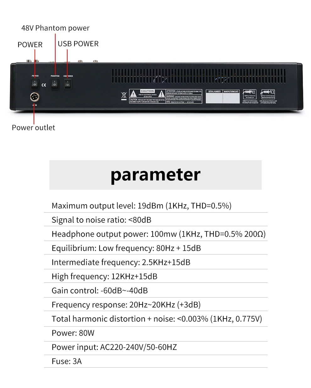 TKL контрольно-16-канальный профессиональный звуковой микшер с USB DJ микшерная консоль Bluetooth AUX запись сценическое оборудование