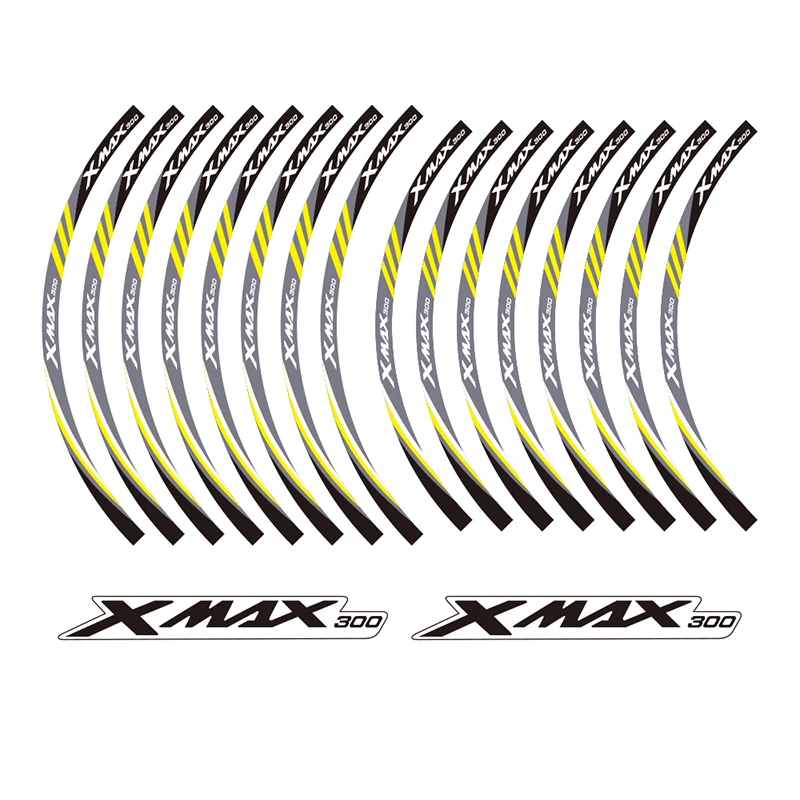 KODASKIN обод колеса наклейки в полоску круглые наклейки для Yamaha XMAX X-max 300