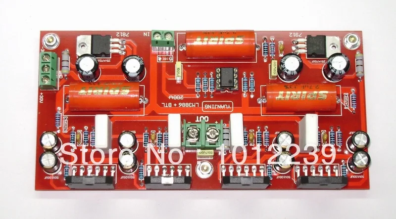 

LM3886 NE5532 BTL Audio power amplifier board 200W