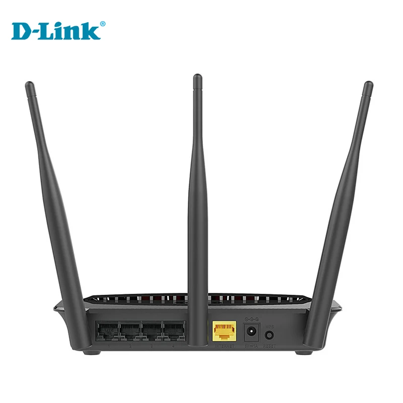 D-Link DIR-809 домашней беспроводной маршрутизатор английский прошивки dlink 2.4 г/5 ГГц 750Mbs три антенна маршрутизатор скидка