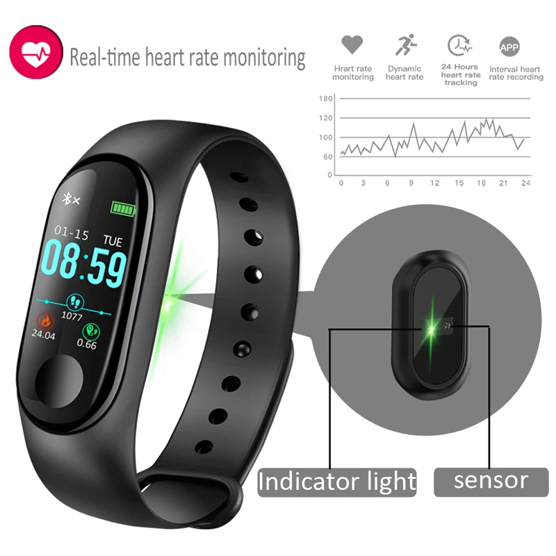 BANGWEI New Smart Watch Heart Rate Blood Pressure Monitor Men Women Fitness Tracker Pedometer Bluetooth Waterproof Sports Watch