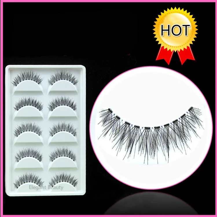 Wholesale New Eyelash Natural Long Winged False Eyelashes W 8