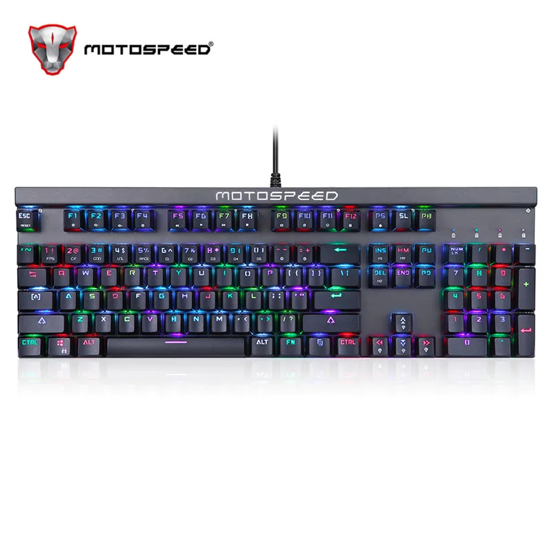 

Motospeed CK103 NKRO RGB Backlight USB Mechanical Keyboard