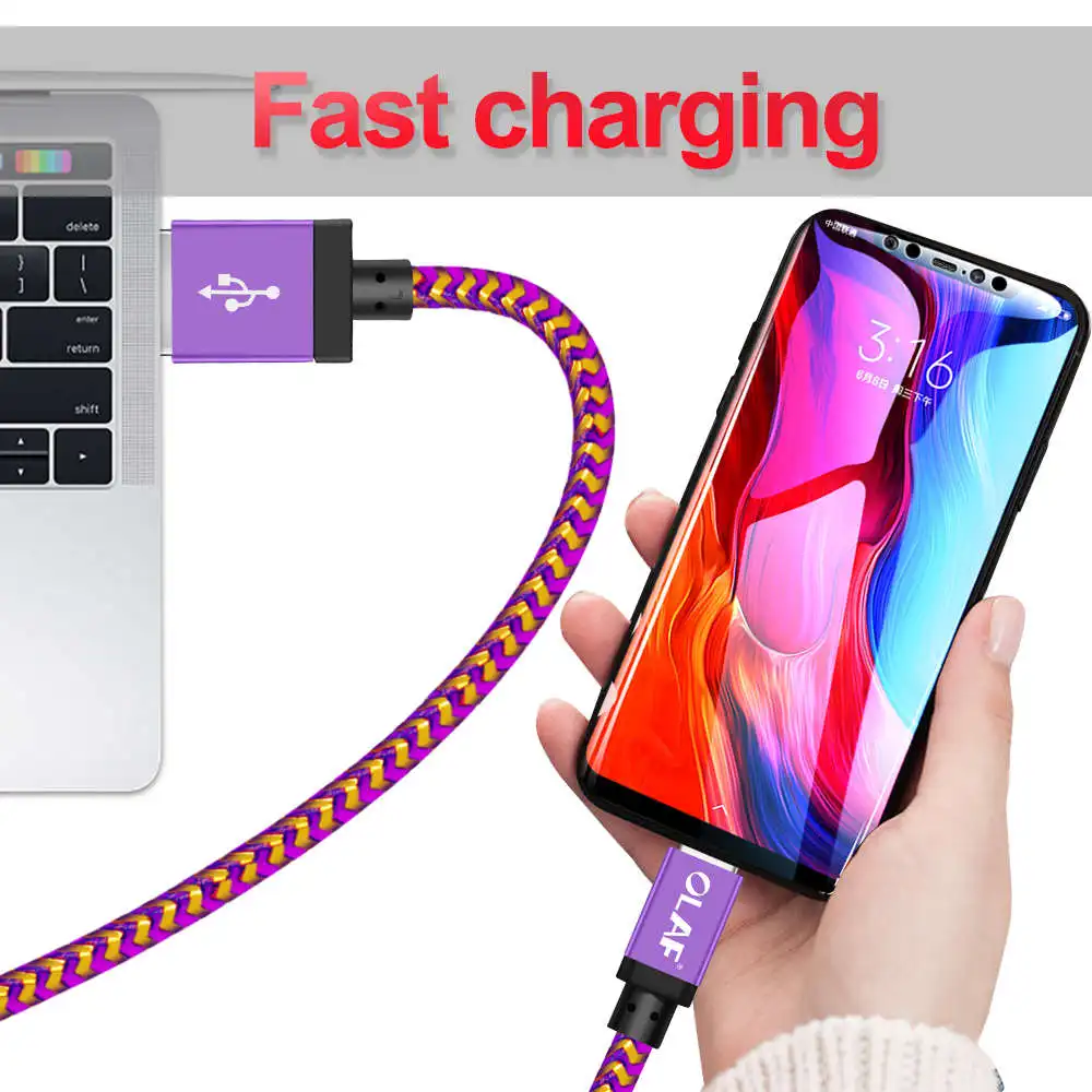 OLAF 3 м кабель для быстрой зарядки Micro USB кабели передачи данных 2 Huawei Xiaomi Android Samsung