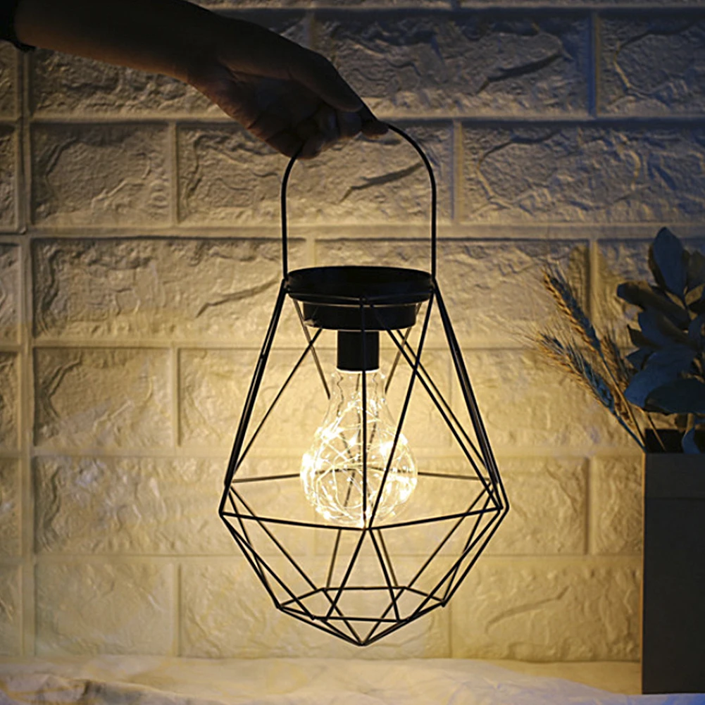 Железная настольная лампа геометрической формы в скандинавском стиле для домашнего/офисного декора, красивое украшение