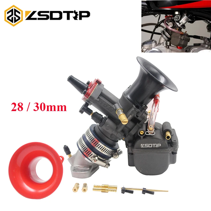 Карбюратор ZSDTRP Maikuni PWK 28 30 мм для мотоцикла КАРБЮРАТОР YD28 YD30 с мощной струей