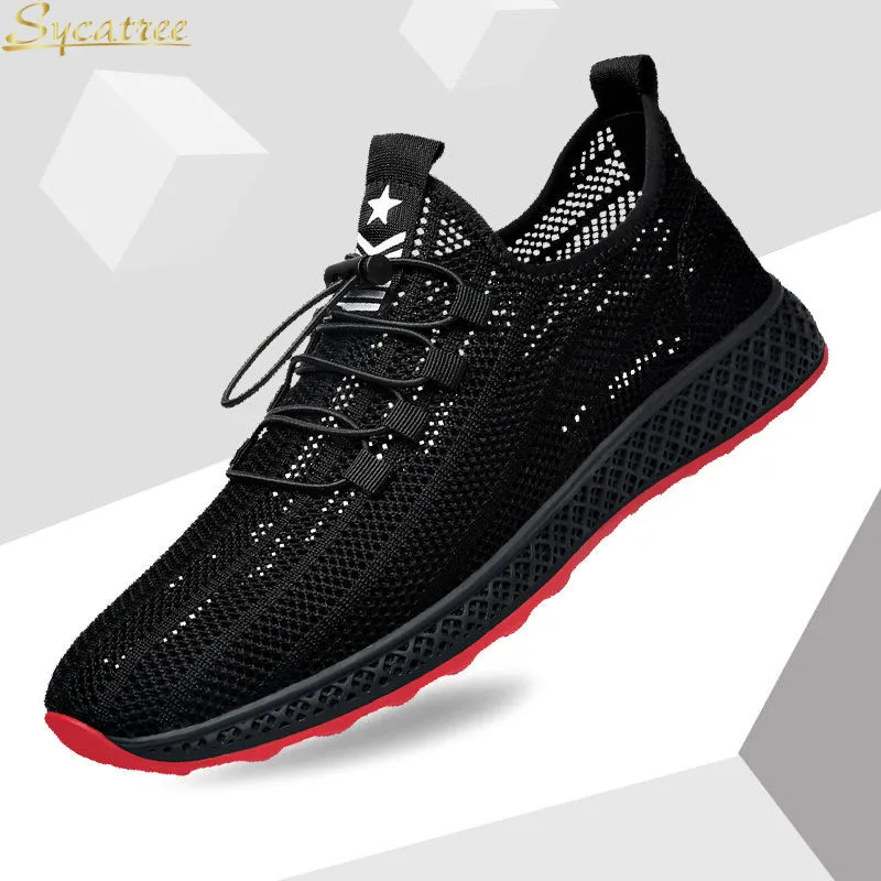 

Sycatree 2019 Summer New Men's Casual Shoes Mesh Breathable Cool Male Comfortable Men's Sport Sneakers Outdoor Walking Shoe