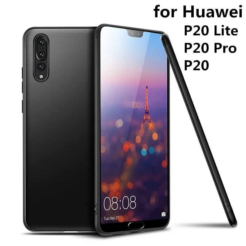 

VSKEY Ultra Slim Matte Phone Case For Huawei P20 Lite Full Protective Soft TPU Silicone Back Cover For Huawei P20 Pro