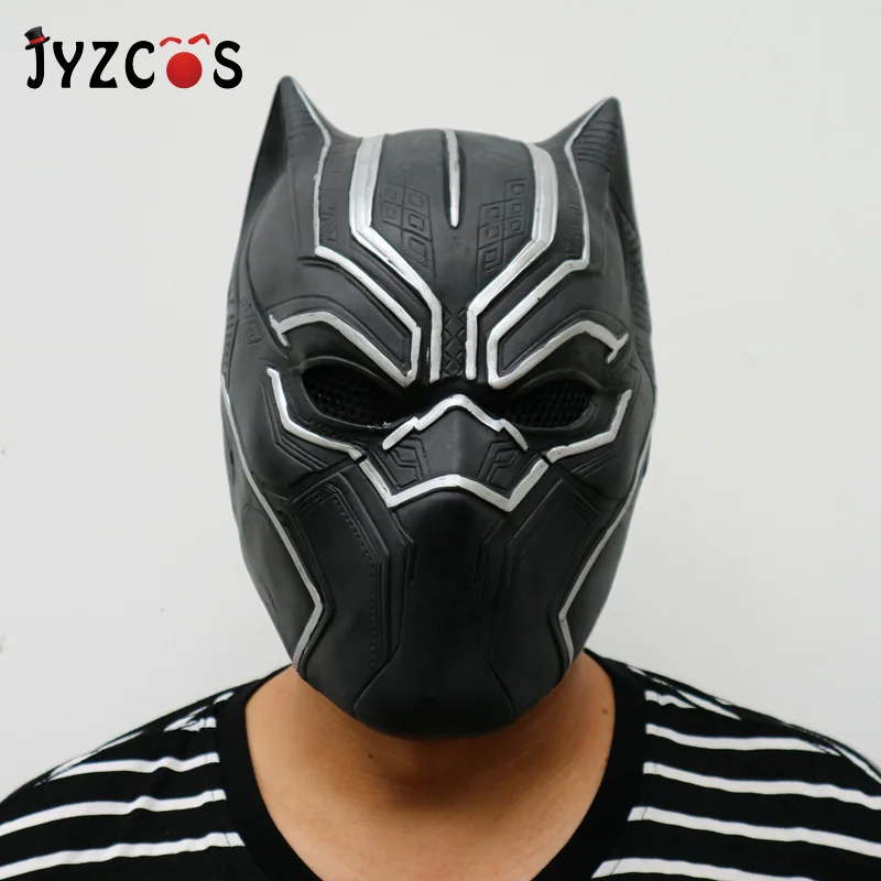 JYZCOS черная маска Пантеры шлем Marvel Superhero Мстители: эндшпиль Косплей Костюм для