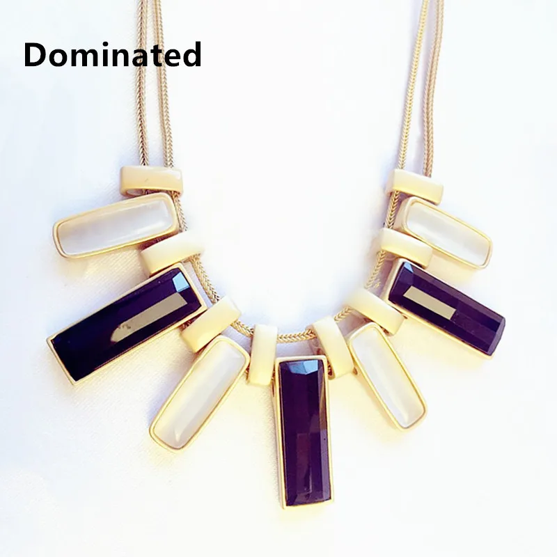 

2016 Women Pendant Necklaces Elegant Temperament Opal Crystal Necklace Female Clavicle Short Chain Accessories