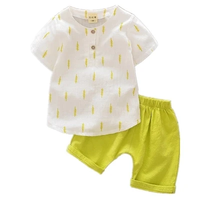 2018 Summer Boys Clothing Children Clothes Cartoon Kids Boy Set Printed TreeT-Shirt +Pants Cotton 2 Pcs Suits |