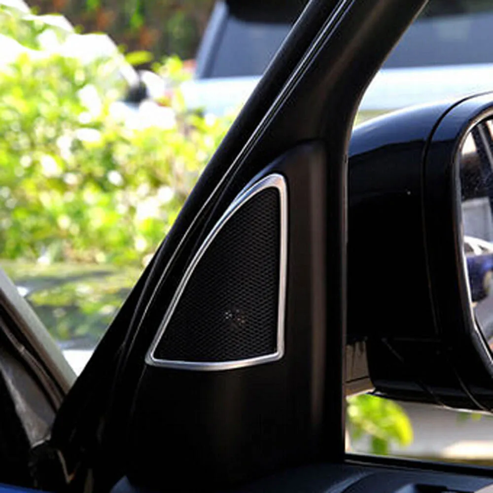 Front Door A pillar Speaker Tweeter Horn Decorative Cover Sticker Trim For Discovery 4 LR4 Interior Accessories | Автомобили и