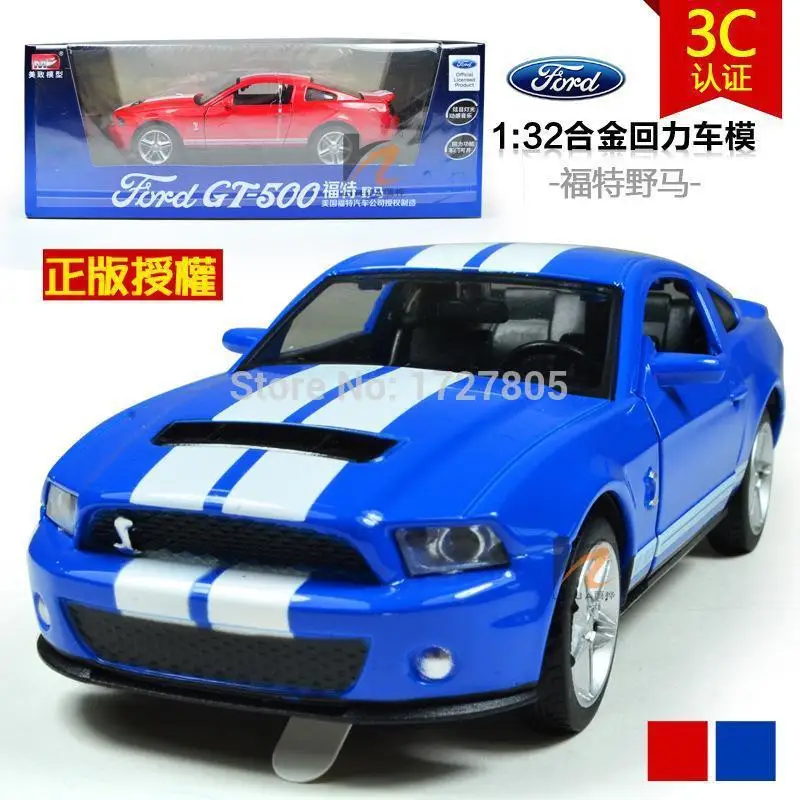 132 alloy toy car models Ford Mustang GT Coupe kids/ baby toys hot