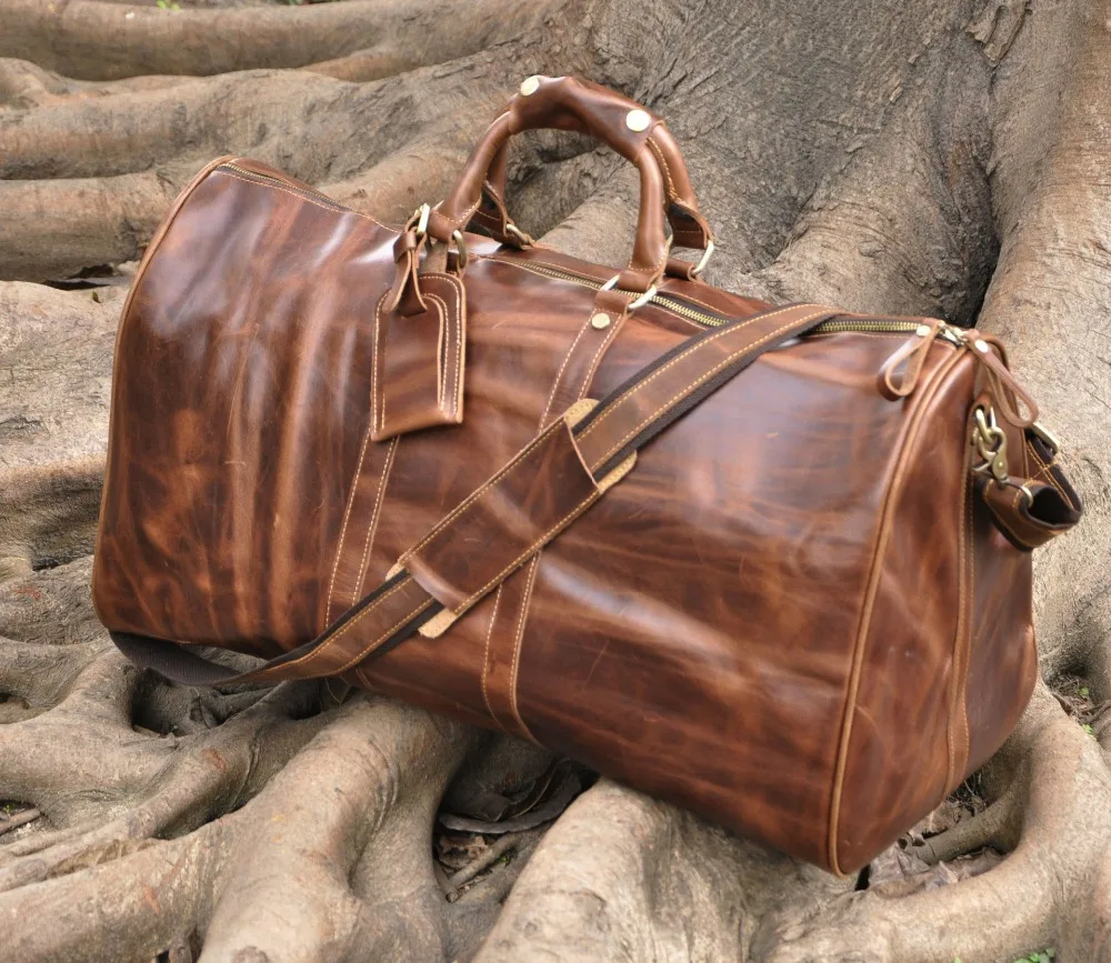 Western Leather Luggage Mc Luggage