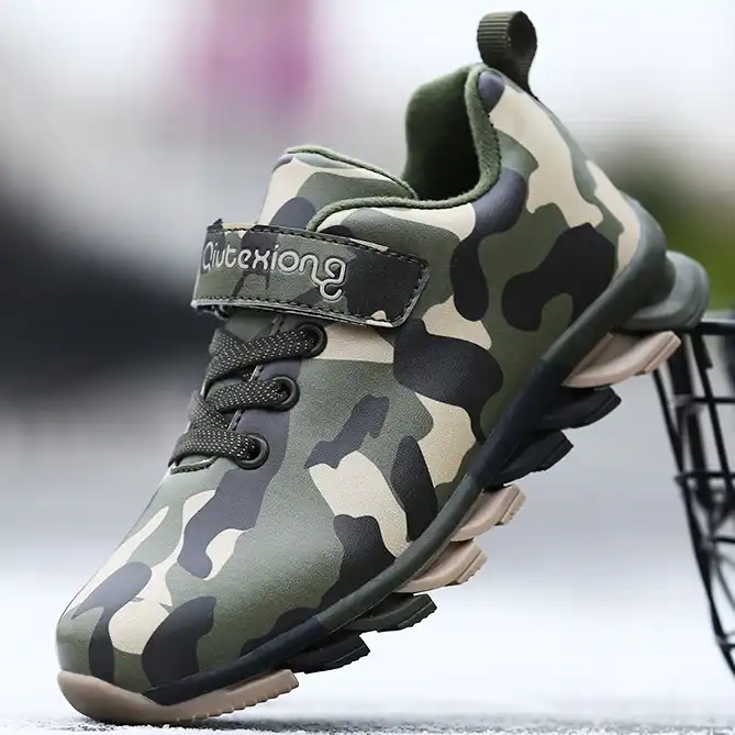 kids camo trainers