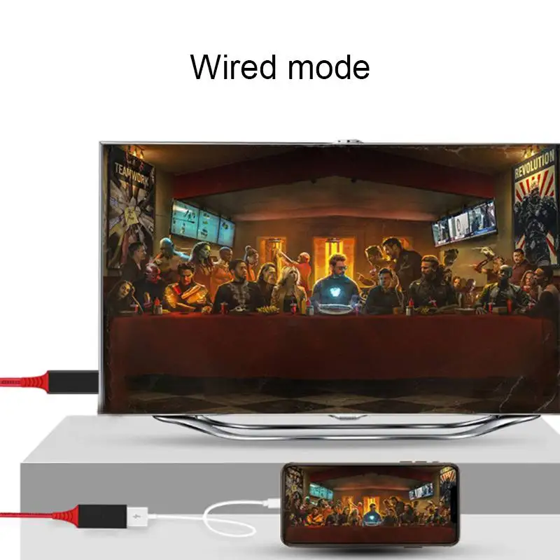 1 м HDMI Беспроводной Screencaster 2,4 ГГц+ Wi-Fi 5 ГГц двухдиапазонный Wi-Fi USB Порты и разъёмы Sup Порты и разъёмы проводной/Беспроводной для телефона/iPad/Mac book/Android/Win8