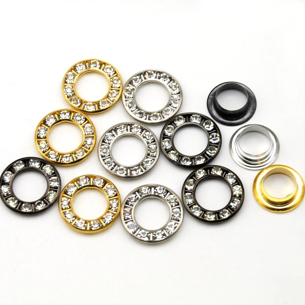 60setslotroundmetalbrassrhinestoneeyelets17mmglassrhinestone