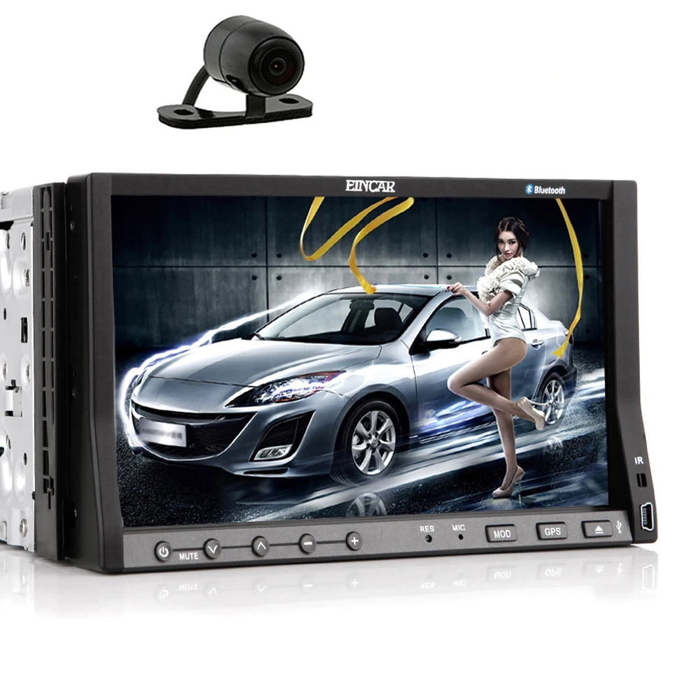С сенсорным экраном 3D автомобильный DVD плеер gps-аксессуары SD 7 &quotАвтомагнитола iPod