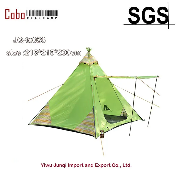 Special Price 4 Person Pyramid Tent Tipi Indian Style Professional Camping Tent Forest Outdoor