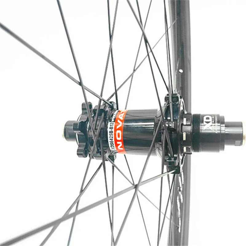 Углеродные mtb колеса 27.5er 35x25 мм Асимметричная бескамерная NOAVTEC boost 110x15 148x12