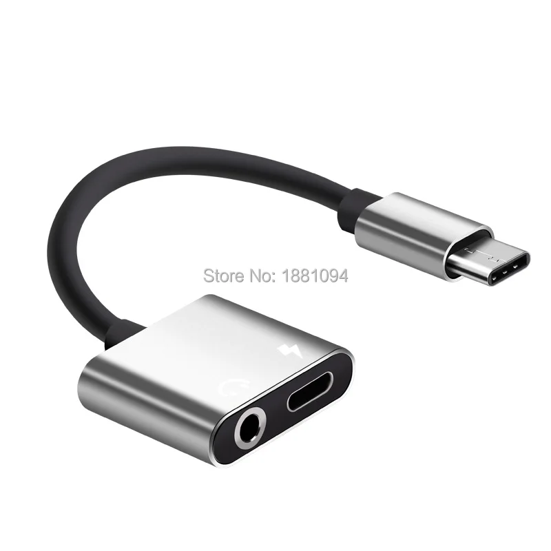2 в 1 адаптер Usb Type-C для наушников 1000 шт./лот | Электроника