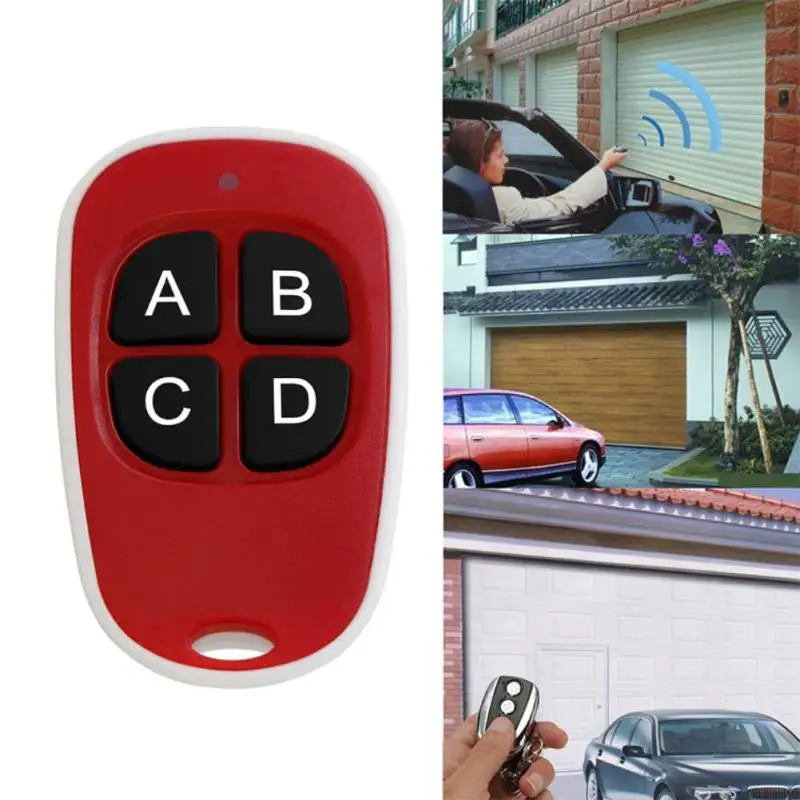 

4 Keys Garage Door Gate Key Fob 433 Mhz Duplicator Copy CAME Remote Control Door key wireless remote control