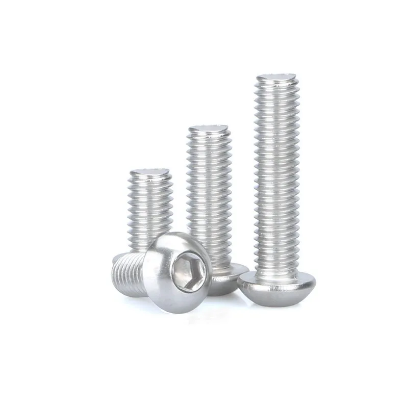 ISO7380 с шестигранной головкой полукруглой Кепки винт M2/M2.5/M3/M4 * 4/5/6/8/10/12/16/20/30/40/50/80 мм