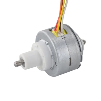 

Permanent Magnet Motor Φ25.2x15mm PM Captive Linear Stepper Motor 0.23A Lead 1mm/0.039" Travel 12mm DC Motor