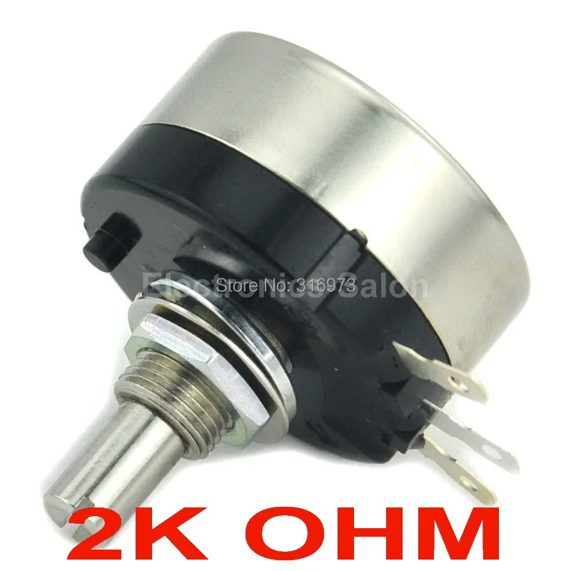 

(10 pcs/lot ) RV30YN 20S B202 COSMOS TOCOS 2K OHM Industrial Panel Controls Rotary Potentiometer.