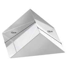 1 шт. правый угол Isosceles призмы оптического стекла материал испытательный инструмент 10*10*10 мм