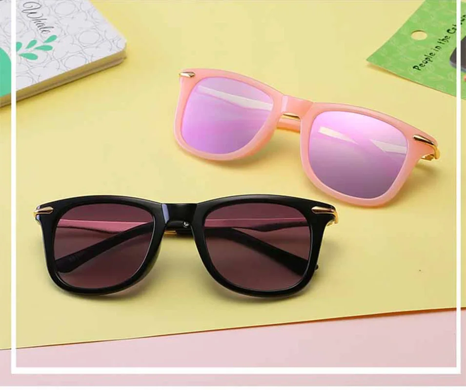 

DRESSUUP 2019 New Children's Sun Fashion Marine Film Sunglasses Classic Square Children's Sunglasses UV400