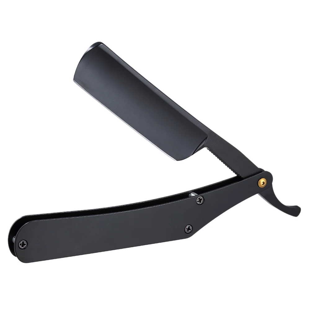Straight Barber Edge Stainless Steel Razors Folding Shaving Knife Hair