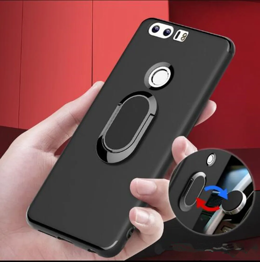 Чехол для Huawei Honor 4A 4C 4X 5C 5X 6X 7X 8 9 10 Lite V9 Play V10 P8 P9 P10 чехол телефона с кольцом на палец |