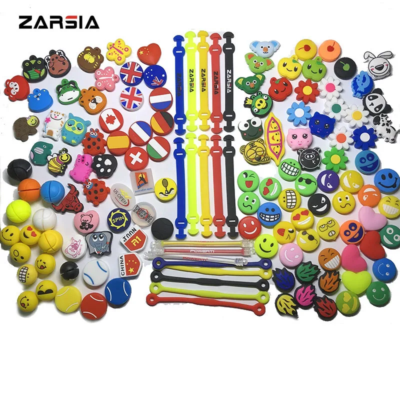 150 pcs (Assorted types) tennis racket vibration dampeners,Tennis