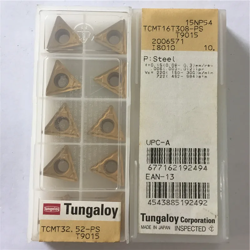 

TCMT16T308-PS T9015 original TUNGALOY carbide insert turning tool 10pcs/lot Lathe Inserts free shipping